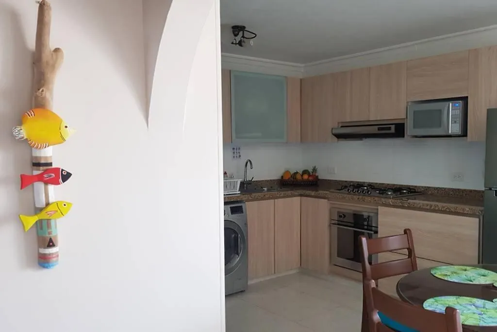 Hermoso Apartamento En El Condominio Nuevo Rodadero 圣玛尔塔 0*,